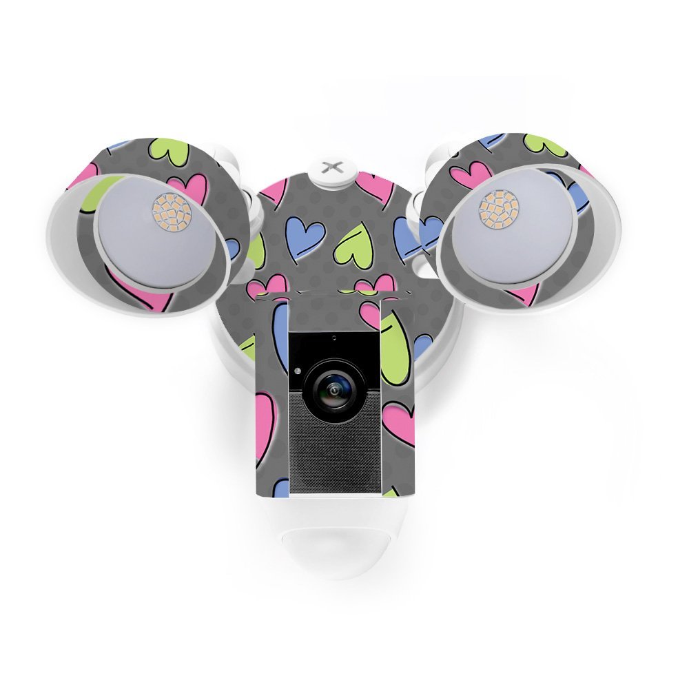 MightySkins Skin Compatible with Ring Floodlight Cam - Girly | Protective, Durable, and Unique Vinyl Decal wrap Cover | Easy to Apply, Remove, and Change Styles | Made in The USA