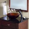 Novatto TY Glass Vessel Bathroom Sink Set, Oil Rubbed Bronze view 2