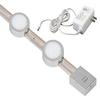 Jesco Lighting KIT-RZ-T12-RD2-30-SV Radianz 2-Light Dimmable Round LED Track Lighting Kit, Silver, 12" view 1