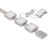 Jesco Lighting KIT-RZ-T12-SQ2-30-SV Radianz 2-Light Dimmable Square LED Track Lighting Kit, Silver, 12" view 1
