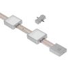 Jesco Lighting KIT-RZ-T12-SQ2-30-SV Radianz 2-Light Dimmable Square LED Track Lighting Kit, Silver, 12" view 3