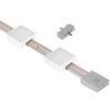 Jesco Lighting KIT-RZ-T12-SQ2-30-SV Radianz 2-Light Dimmable Square LED Track Lighting Kit, Silver, 12" view 4