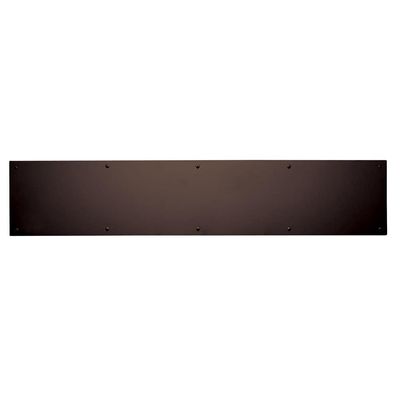Baldwin 2000.0630 6 Inch x 30 Inch Solid Brass Kick Plate, Venetian Bronze
