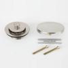 Jaclo 541-SC Lift and Turn Drain Strainer with Round No Hole Faceplate, Satin Chrome view 1