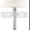 Savoy House 9-303-1-109 Monroe Bohemian Vintage Soft White Fabric Wall Sconce, 1-Light 60 Watt, 24" H x 5" W, Polished Nickel view 1