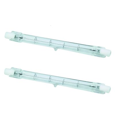 (Set of 2) 150 Watt 110-130 Volts Replacement Halogen Bulbs 3.1" L x 3/8" Diameter Work Light
