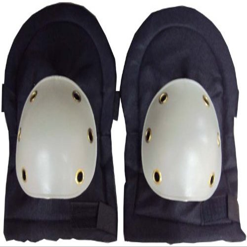 KNIGHT GUARD Plastic Cap Knee Pads Ergonomic | For Carpentry, Masonry, Flooring | Grooved Design | Thick Padding | Adjustable Straps | Gardening Safe