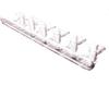 YUCHENGTECH Single Bank Vacuum Gas Distributor Glass Manifold Gas Chemistry Lab Glassware with Solid PTFE Stopcock(6-Port) view 1