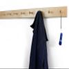 Solid Maple Shaker Peg Rack (Natural, 41" x 3.5" with 7 pegs) view 2