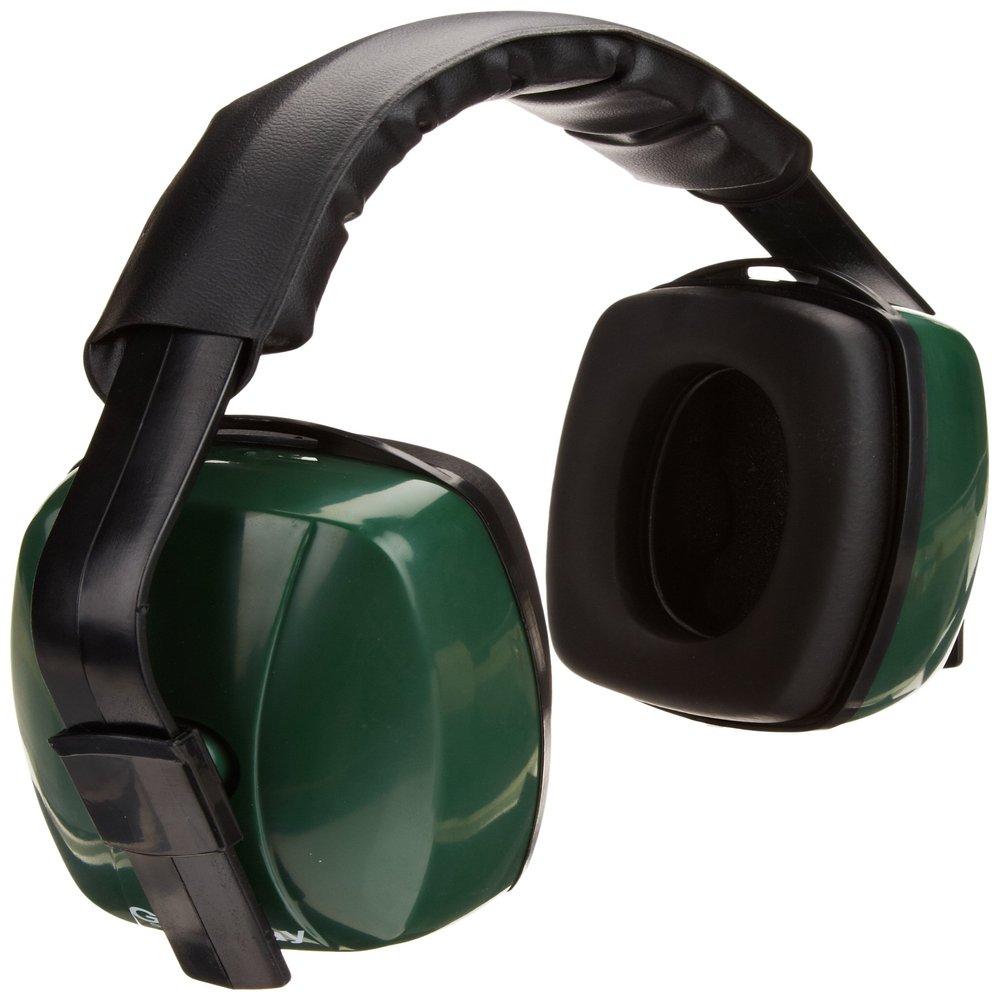 Gateway Safety 95134 SoundDecision 3-Position Di-Electric Earmuff, Green/Black