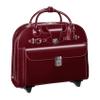 McKlein EDGEBROOK, Top Grain Cowhide Leather, 15" Leather Vertical Wheeled Ladies' Laptop/ Computer & Tablet Business Briefcase Bag/ Women's Rolling Overnight Travel Bag, Removable trolley case view 2