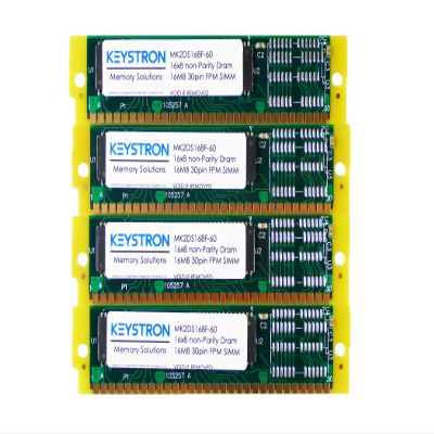 4X 16MB 64MB 30pin Simms RAM Memory 60ns for Apple Performa 600, 600CD, Mac IIsi, IIci (nonparity), IIvi, IIvx, IIcx, Quadra 700, 900, 950, Apple Workgroup Server 95