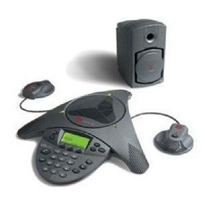 Polycom SoundStation VTX1000 w/ Mics [No Sub Included] (Renewed)