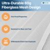 Heavy Duty Magnetic Screen - Front/Back Door Fiberglass Mesh - Self-Closing view 2
