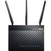 ASUS AC1900 Wireless Dual Band (5GHz + 2.4GHz) Gigabit Wi-Fi Router [RT-AC68U] Ultra-Fast 802.11ac 1900 Mbps Speed, 5X Gigabit LAN Ports, Broadcam TurboQAM Wi-Fi Acceleration, AiProtection Security view 2