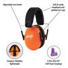 Macks Double-Up Hearing Protection Kids Earmuffs with Earplugs Ear Muffs for Noise Reduction for Kids Age 2 6. NRR 30dB view 2