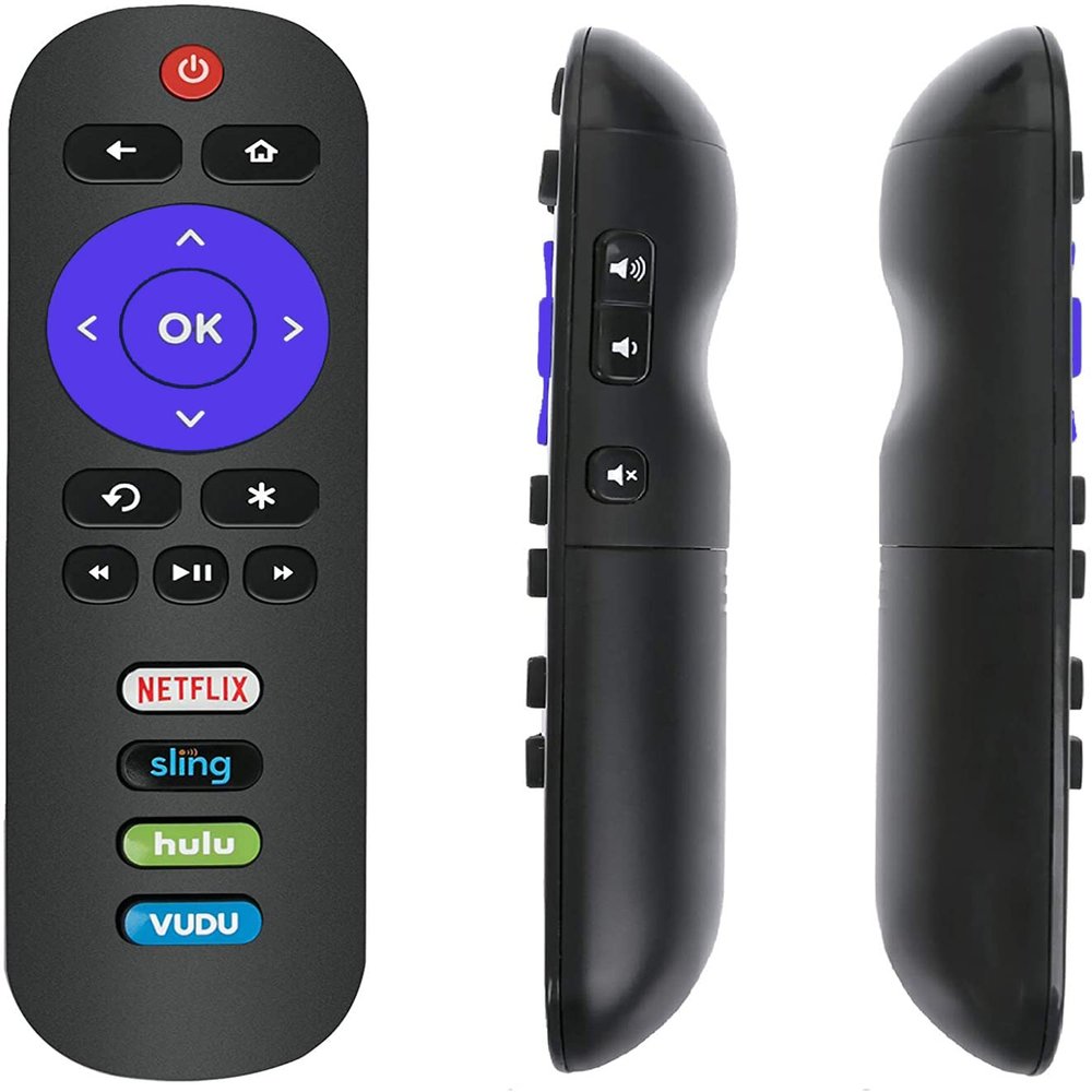USARMT New RC280V4-Vudu Replaced TCL Roku RC280 Remote with Netflix Sling Hulu Vudu Keys for TCL Smart TVs 32S305 40S405 49S405 55S403 55S405 65S403 65S405
