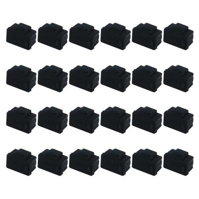 Antrader Ethernet Hub Port RJ-45 Anti Dust Cover Cap Protector Plug,Black