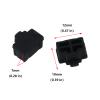 Antrader Ethernet Hub Port RJ-45 Anti Dust Cover Cap Protector Plug,Black view 3