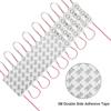 Lulin 100PCS Waterproof Super Bright Led Strip Lights White, 46FT DC12V 3 LED Module for Letter Sign Advertising Sign with Tape Adhesive Backside view 3