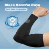 SHINYMOD Arm Sleeves for Women, Sun UV Golf Sleeves for Men Protection Cooling Tattoo Cover Up Sleeve for Arm view 2