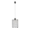 Kiven H Type Track Pendant Lighting,Modern Crystal Track Pendant Fixture,Chorm Finish Cylinder Style view 1