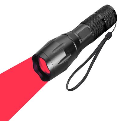 WAYLLSHINE Red Light Flashlight, 1 Mode LED Flashlight for Astronomy, Aviation, Night Observation
