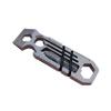 Gear Infusion EverRatchet - EDC Bladeless Keychain Multitool 17-in-1 tool with Bottle Opener, Screwdriver, Pry Bar, Wrenches & Ratchet (Titanium) view 1
