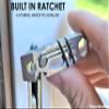 Gear Infusion EverRatchet - EDC Bladeless Keychain Multitool 17-in-1 tool with Bottle Opener, Screwdriver, Pry Bar, Wrenches & Ratchet (Titanium) view 2