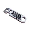 Gear Infusion EverRatchet - EDC Bladeless Keychain Multitool 17-in-1 tool with Bottle Opener, Screwdriver, Pry Bar, Wrenches & Ratchet (Stainless Steel) view 1