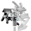 Neewer 2 PCS Photo Studio Heavy Duty Metal Clamp Holder with 5/8" Light Stand Attachment for Reflector view 4