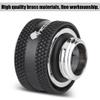 fosa 4 Pcs/8 Pcs OD 16mm Tube Fitting, Water Cooling Compression Fitting with Sealing Ringsfor AcrylicTube for Computer Water Cooling System(Black, 4 Pcs) view 3