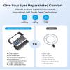 TROND LED Desk Lamp with Clamp, 1000LM Super Bright 3-Level Dimmable Desk Light 6000K Daylight, Extra-Long Flexible Gooseneck Clip on Light, Eye-Care Clamp Lamp for Painting, Workbench,Reading, Sewing view 3