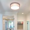 Maxim Lighting Prime 1-Light Flush Mount Ceiling Light | WL Finish | Modern Flush Mount for Hallways and Bedrooms | Low Profile Ceiling Mount | 10230WL view 4