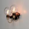 Maxim Lighting Bauhaus 2-Light Bath Vanity Light | Bronze/Satin Brass Steel Finish | Clear Glass Shade | Modern Indoor Light Fixture | Ideal for Bathrooms & Powder Rooms | Dimmable | 30512CLBZSBR view 2