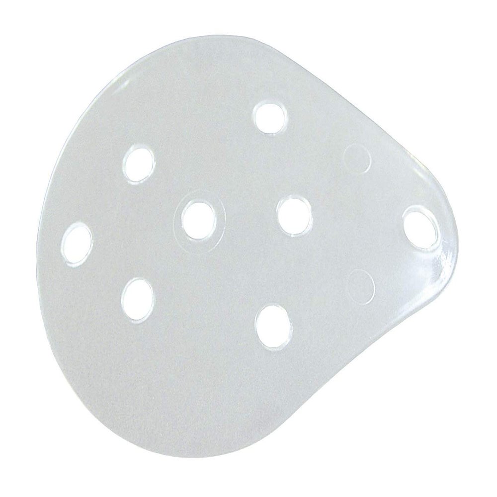 100 pack - WHITE PC eye shields - 100 qty