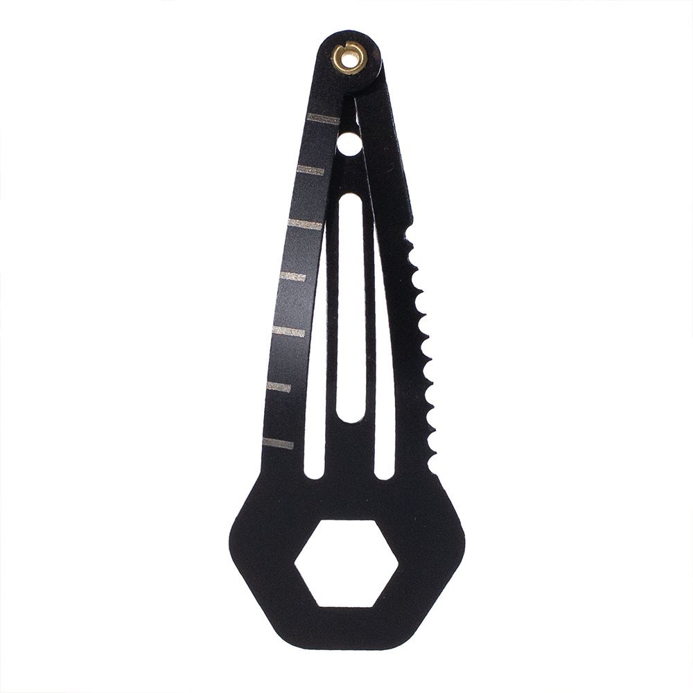 West Coast Paracord Utility Hair Clip (Black, 2 Pack)