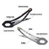 West Coast Paracord Utility Hair Clip (Black, 2 Pack) view 4