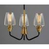 Maxim Lighting Goblet-mini Chandelier | Bronze/Antique Brass Steel Finish | Clear Glass Shade | Transitional Indoor Light Fixture | Ideal for Dining Rooms & Entryways | Dimmable | 26124CLBZAB view 2