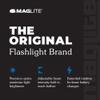MagLite ML150LRX LED Rechargeable Flashlight 1082 Lumens, 458m Beam Distance, Matte Non-Slip Tactical Grip Black view 4