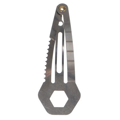 West Coast Paracord Utility Hair Clip (Silver, 10 Pack)