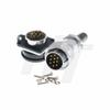 HangTon HS24 500V 10A High Power Industrial Connector Male Plug Female Panel Mount Socket (10 Pin) view 2