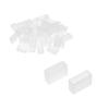 uxcell 50pcs Silicone Plug Fit 5630 12mm Wide LED Tube Strip Light End Cap Cover White view 1