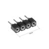 uxcell 25pcs 4 Pin Male to Female Plug Header Adapter Connector Black view 2