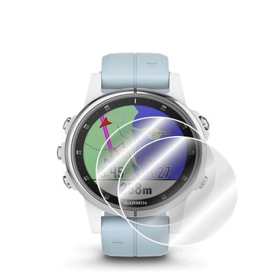 IPG For GARMIN FENIX 5S PLUS (42MM) Screen Protector (2 Units) Smartwatch Screen Protector Invisible Ultra HD Clear Film Anti Scratch Skin Guard - Smooth/Self-Healing/Bubble -Free