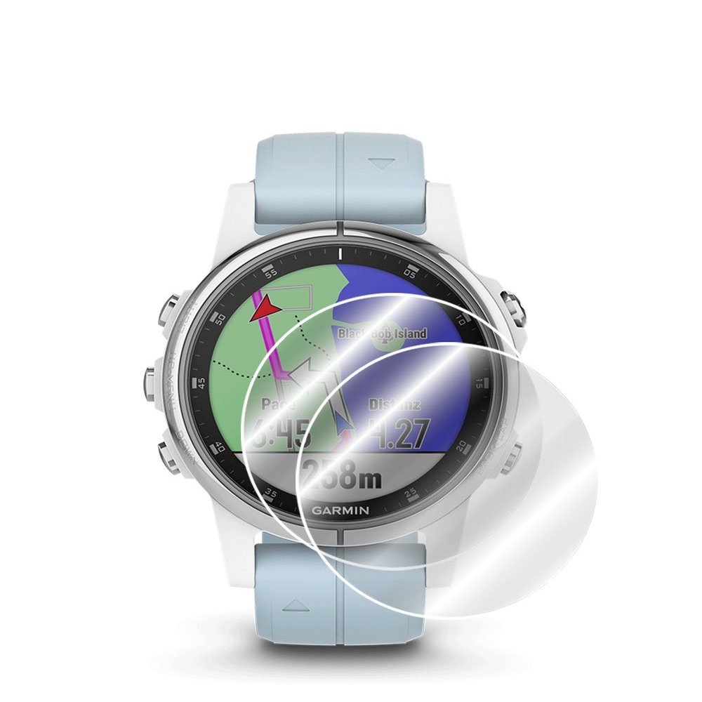 IPG For GARMIN FENIX 5S PLUS (42MM) Screen Protector (2 Units) Smartwatch Screen Protector Invisible Ultra HD Clear Film Anti Scratch Skin Guard - Smooth/Self-Healing/Bubble -Free