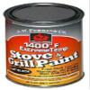 AW Perkins 1400 Deg F Black Stove Paint Brush-On - 1 Pint view 1