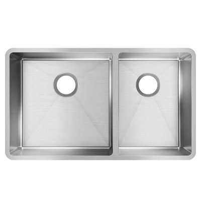 Elkay ECTRU32179RT Crosstown 60/40 Double Bowl Undermount Stainless Steel Sink