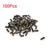 uxcell 100pcs 4 Pin Male to Male Plug Header Adapter Connector Fit RGB/3528/5050 LED Chip Strip Black view 3
