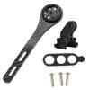 Bicycle Computer Holder, Road Bike Cycling Computer Integrated Handlebar Stem for Garmin for Bryton Series view 1